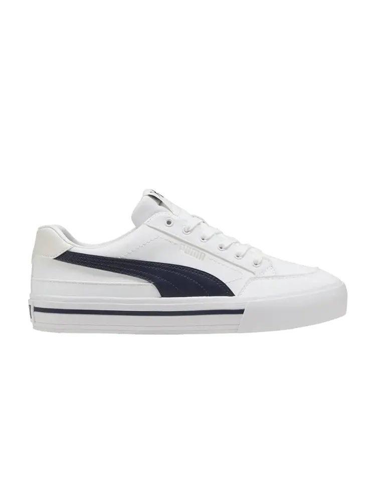 Кроссовки Court Classic Vulc FS SL 'White New Navy' — изображение 1 из 1, белый темно-синий