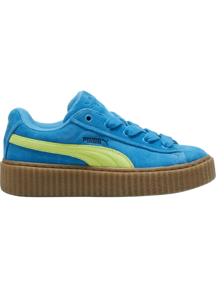 Кроссовки Fenty x Creeper Phatty Big Kid 'Speed Blue Lime' — изображение 1 из 1, синий