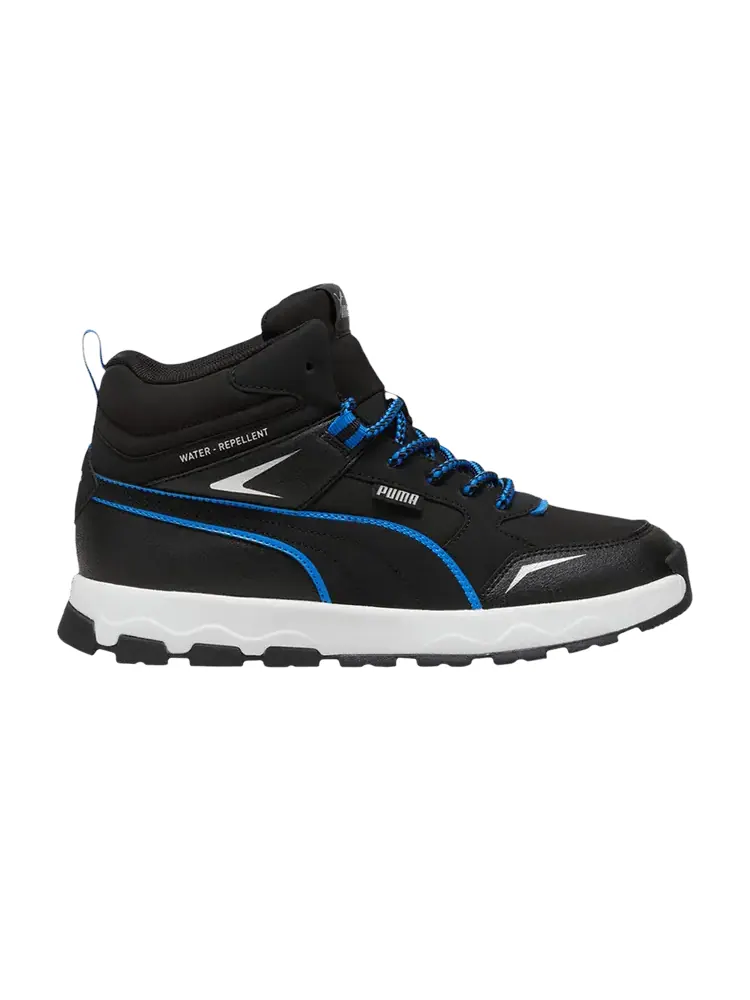 Кроссовки Puma Evolve Trail Big Kid Black Hyperlink Blue — изображение 1 из 1, черный синий
