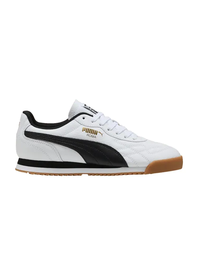 Кроссовки Puma Roma 'Anniversario - White Black Gum' — изображение 1 из 1, белый/черный