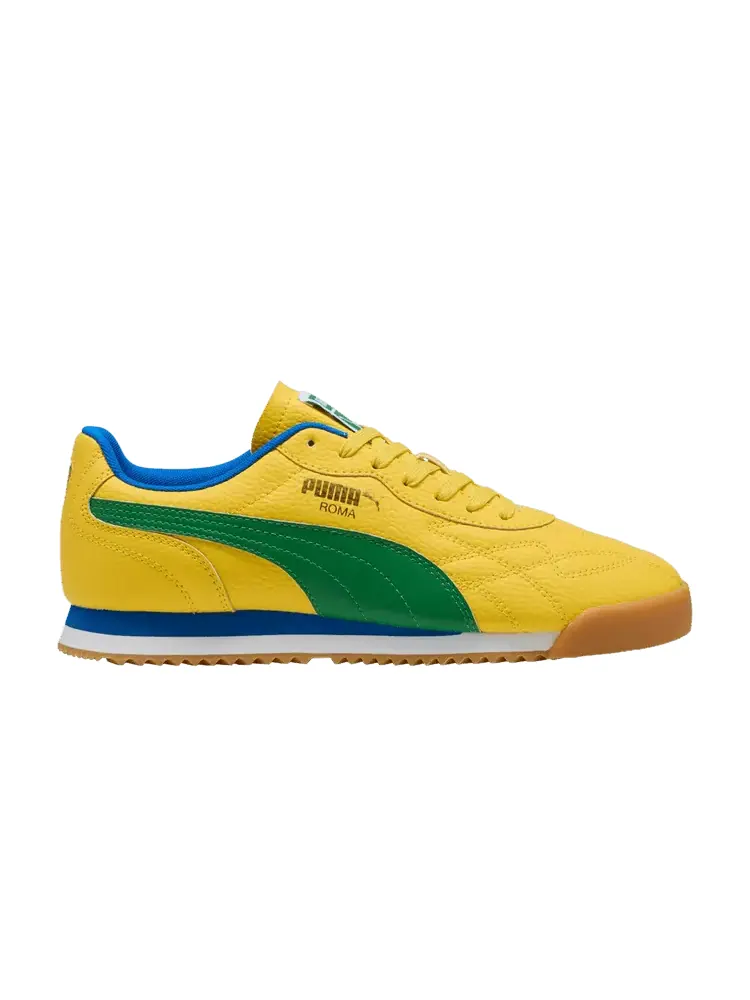 Кроссовки Puma Roma 'Anniversario - Pelé Yellow Archive Green' — изображение 1 из 1, желтый/зеленый