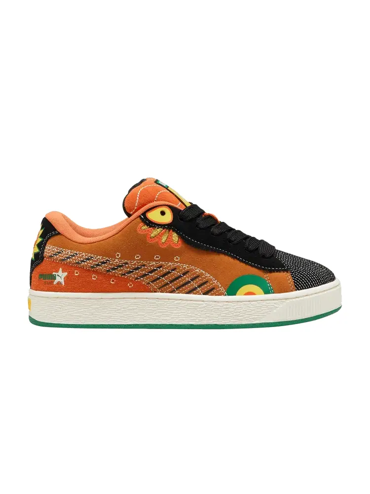 Кроссовки Puma Suede XL Dia De Los Muertos Pack - Caramel — изображение 1 из 1, оранжевый