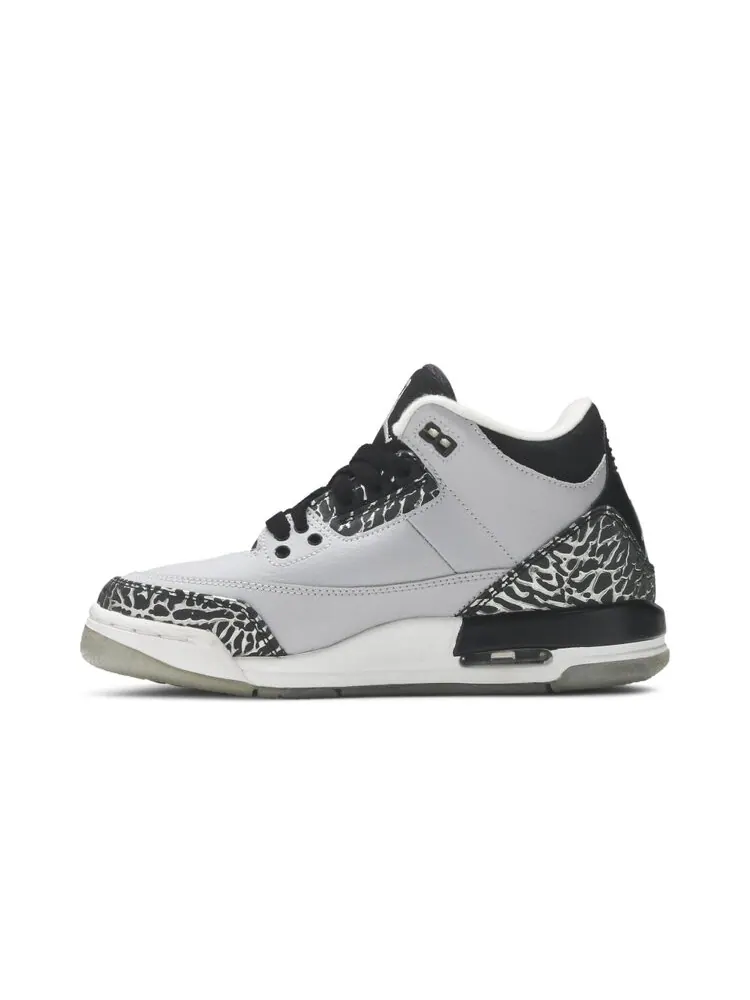 Кроссовки Air Jordan 3 Retro BG 'Wolf Grey' — изображение 3 из 4, серый