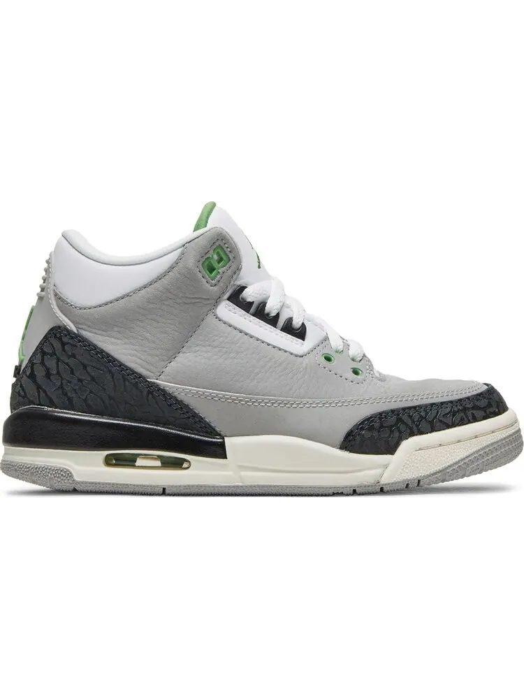 Кроссовки Air Jordan 3 Retro GS Chlorophyll — изображение 1 из 8, зеленый