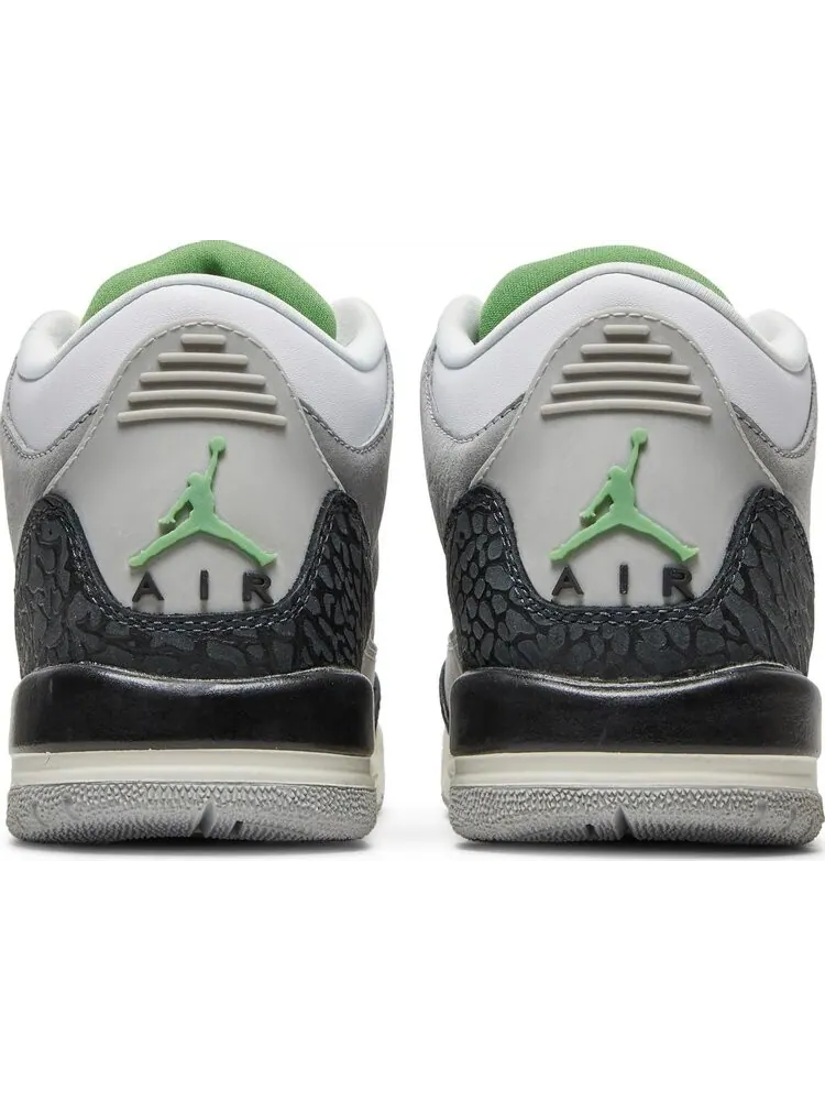 Кроссовки Air Jordan 3 Retro GS Chlorophyll — изображение 6 из 8, зеленый