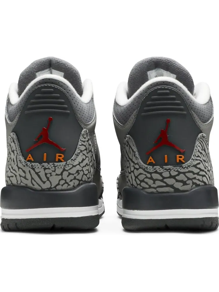 Кроссовки Air Jordan 3 Retro GS Cool Grey 2021 — изображение 6 из 8, серый