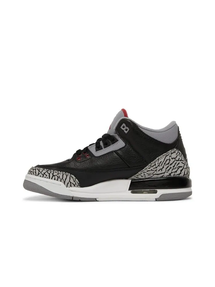 Кроссовки Air Jordan 3 Retro GS 'Cement' 2011 — изображение 3 из 4, черный