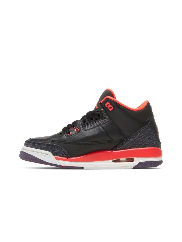 Кроссовки Air Jordan 3 Retro GS 'Crimson' — изображение 3 из 4, черный