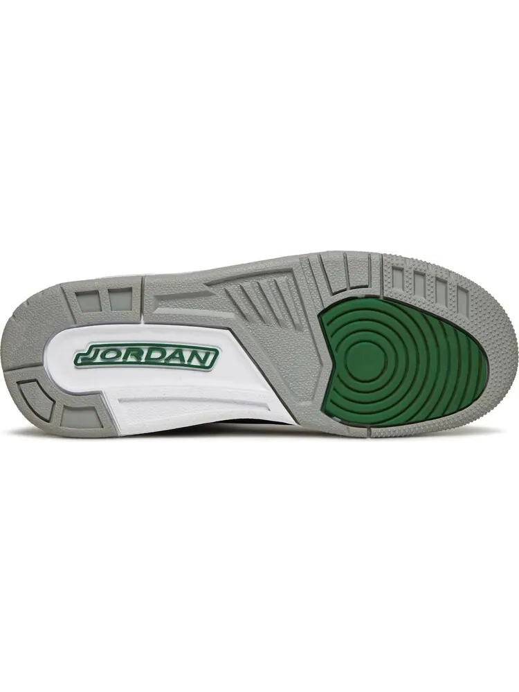 Кроссовки Air Jordan 3 Retro GS Pine Green — изображение 4 из 8, черный