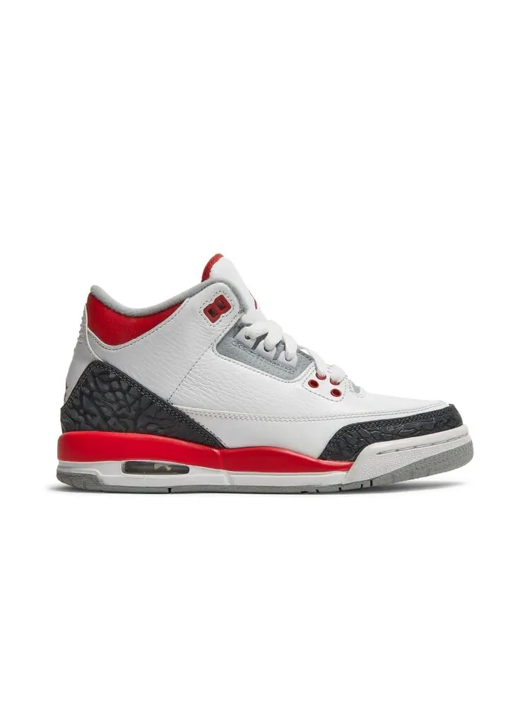 Кроссовки Air Jordan 3 Retro GS 'Fire Red' 2013 — изображение 1 из 4, белый