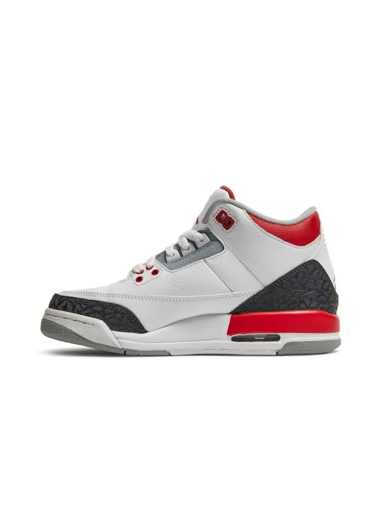 Кроссовки Air Jordan 3 Retro GS 'Fire Red' 2013 — изображение 3 из 4, белый