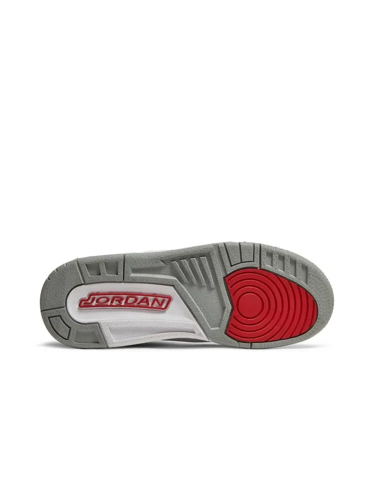 Кроссовки Air Jordan 3 Retro GS 'Fire Red' 2013 — изображение 4 из 4, белый