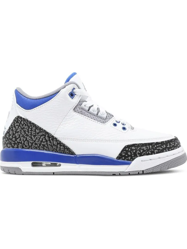 Кроссовки Air Jordan 3 Retro GS Racer Blue — изображение 1 из 8, белый