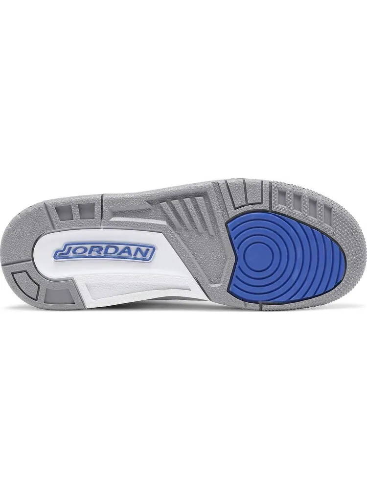 Кроссовки Air Jordan 3 Retro GS Racer Blue — изображение 4 из 8, белый