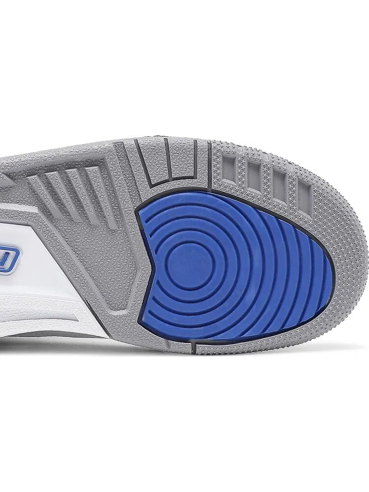Кроссовки Air Jordan 3 Retro GS Racer Blue — изображение 5 из 8, белый