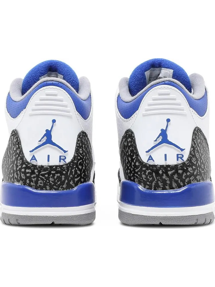Кроссовки Air Jordan 3 Retro GS Racer Blue — изображение 6 из 8, белый