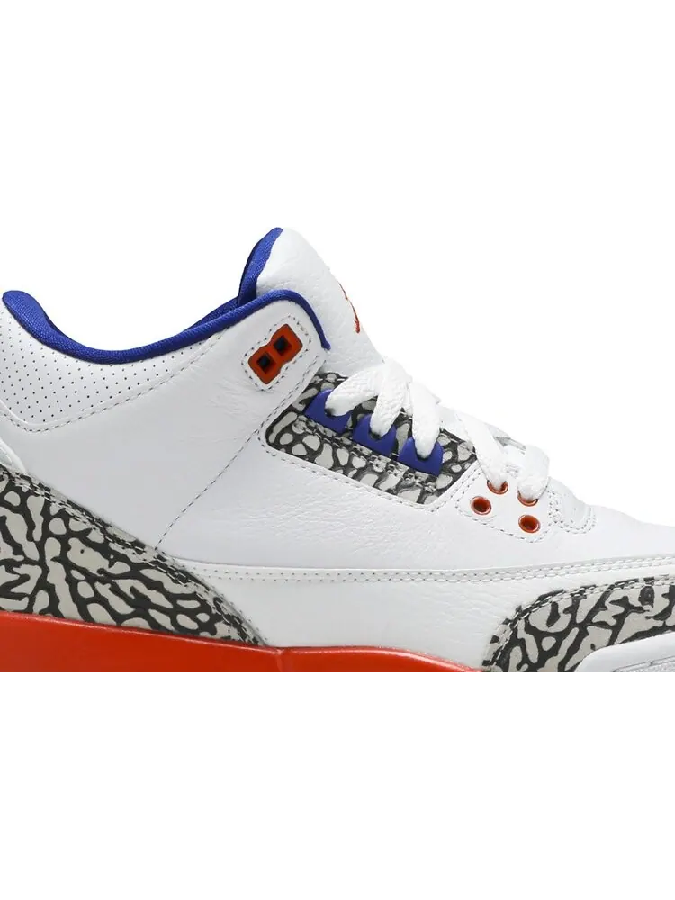 Кроссовки Air Jordan 3 Retro GS Knicks — изображение 2 из 8, белый