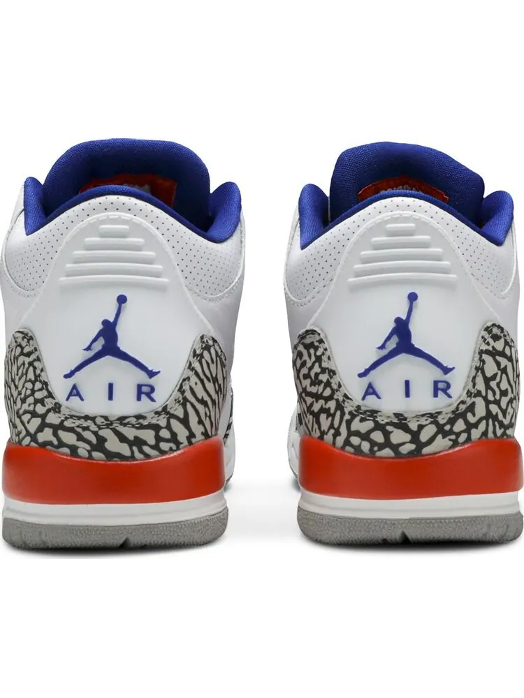 Кроссовки Air Jordan 3 Retro GS Knicks — изображение 6 из 8, белый