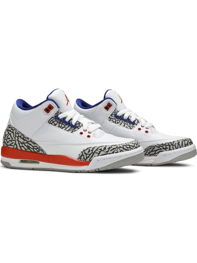 Кроссовки Air Jordan 3 Retro GS Knicks — изображение 8 из 8, белый