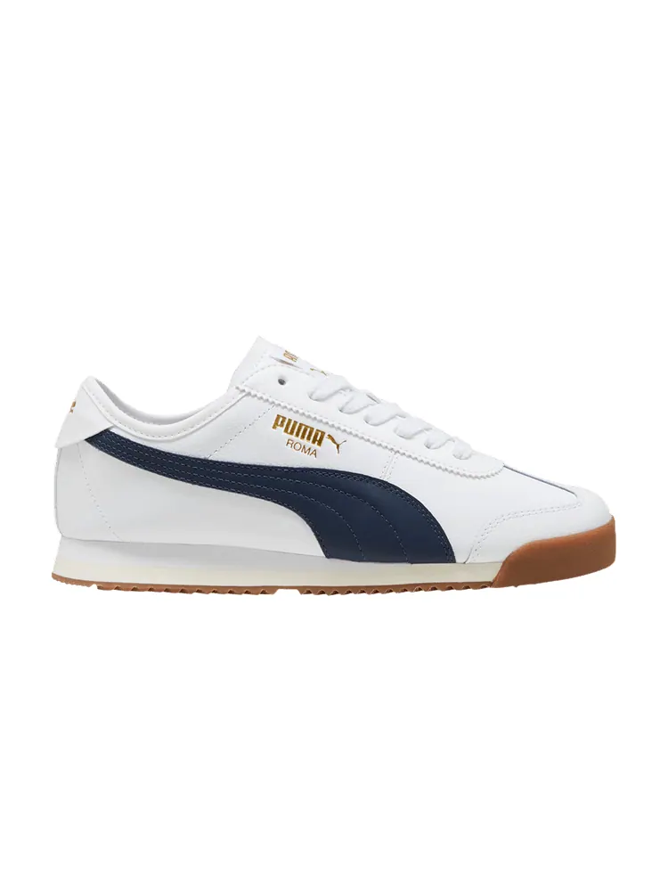 Кроссовки Puma Roma '68 Revival - White Club Navy' — изображение 1 из 1, белый/темно-синий