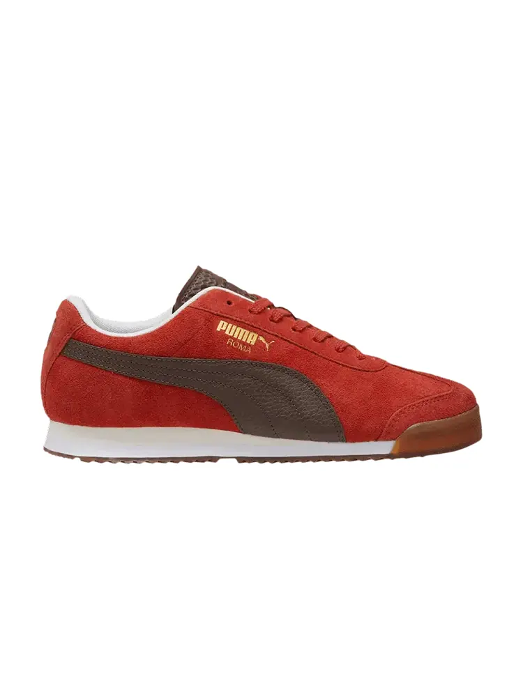 Кроссовки Roma Suede 'Mars Red Espresso Brown' — изображение 1 из 1, красный коричневый