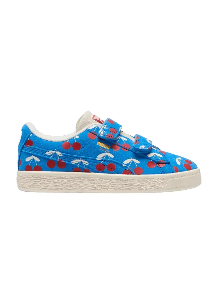 Кроссовки Puma Bebe De Pino x Suede Classic 21 Little Kid Ignite Blue Cherries — изображение 1 из 1, синий