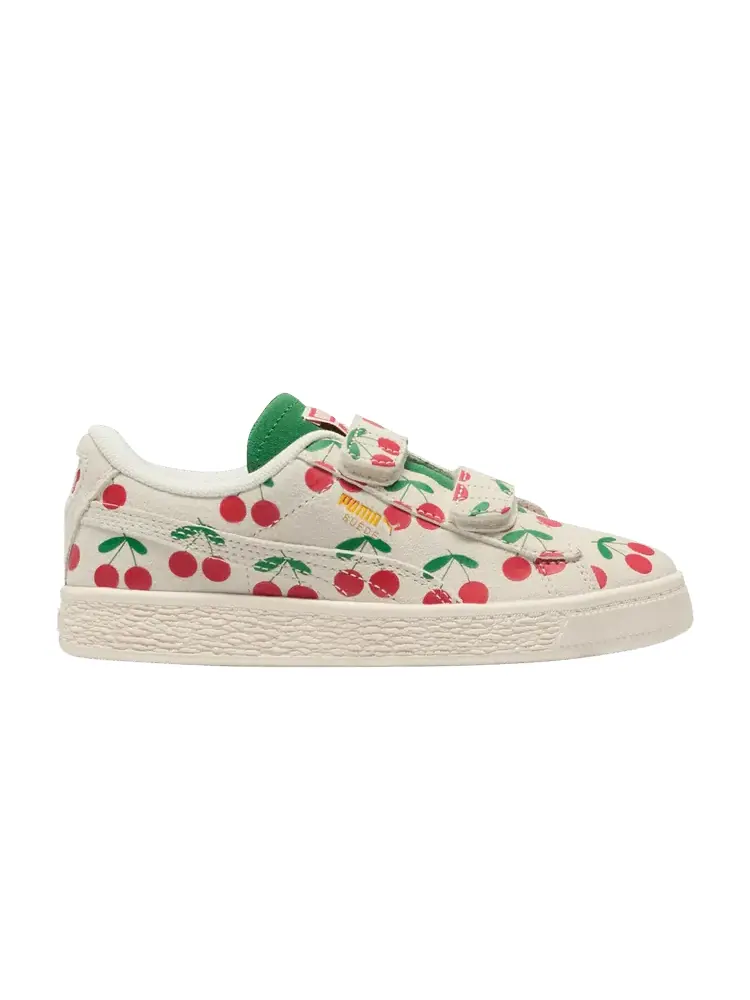 Кроссовки Puma Bebe De Pino x Suede Classic 21 Little Kid Frosted Ivory Cherries — изображение 1 из 1, слоновая кость