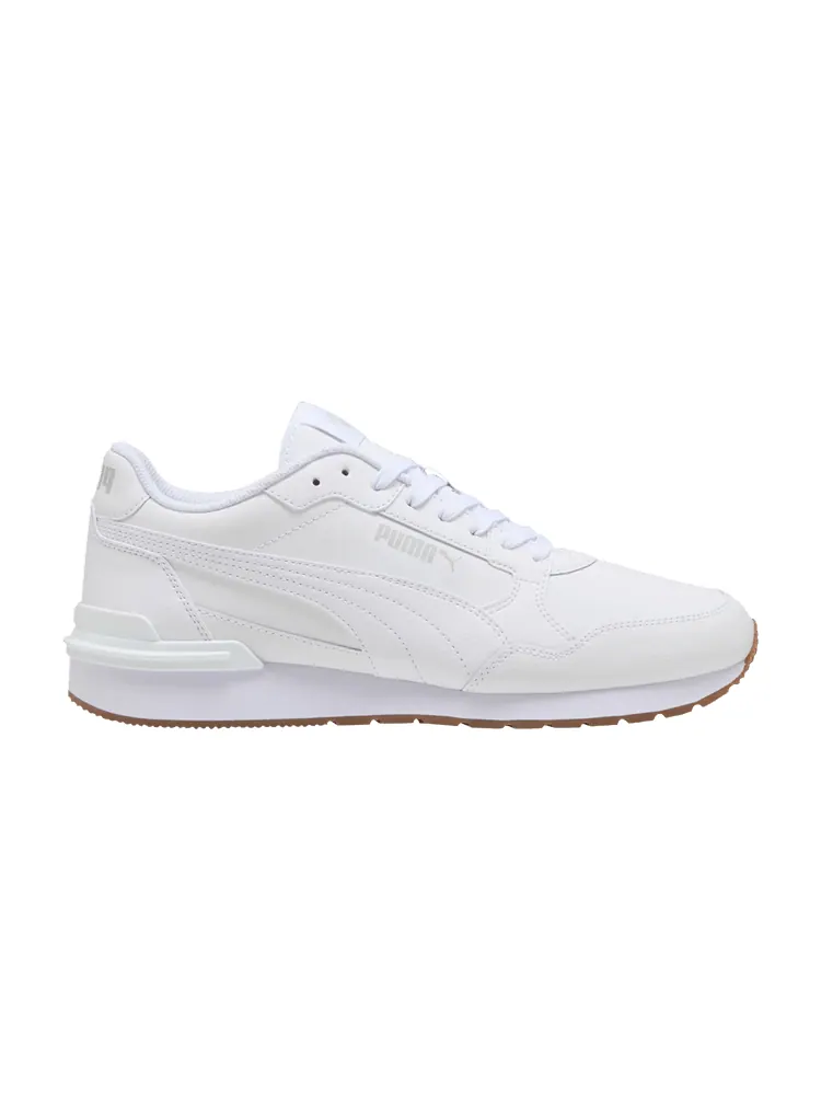 Кроссовки ST Runner v4 Leather 'White Glacial Grey Gum' — изображение 1 из 1, белый серый