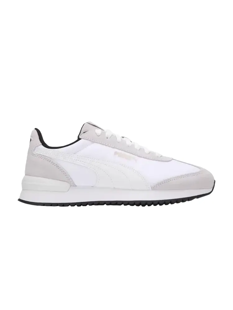 Кроссовки Puma R78 Nylon Retro — изображение 1 из 1, белый серый золотистый