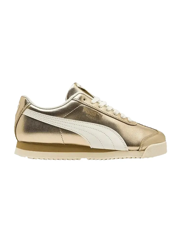 Кроссовки Puma Wmns Roma 'Chrome - Gold' — изображение 1 из 1, золотистый/белый