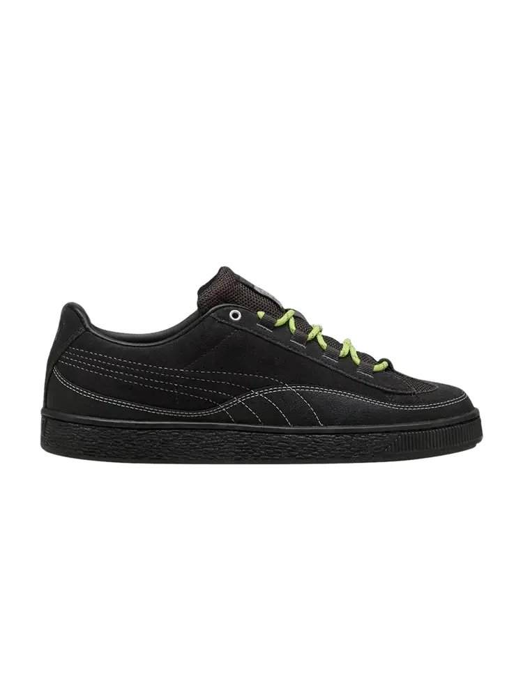 Кроссовки Puma Aries x Suede 'Black' — изображение 1 из 1, темно-серый серый