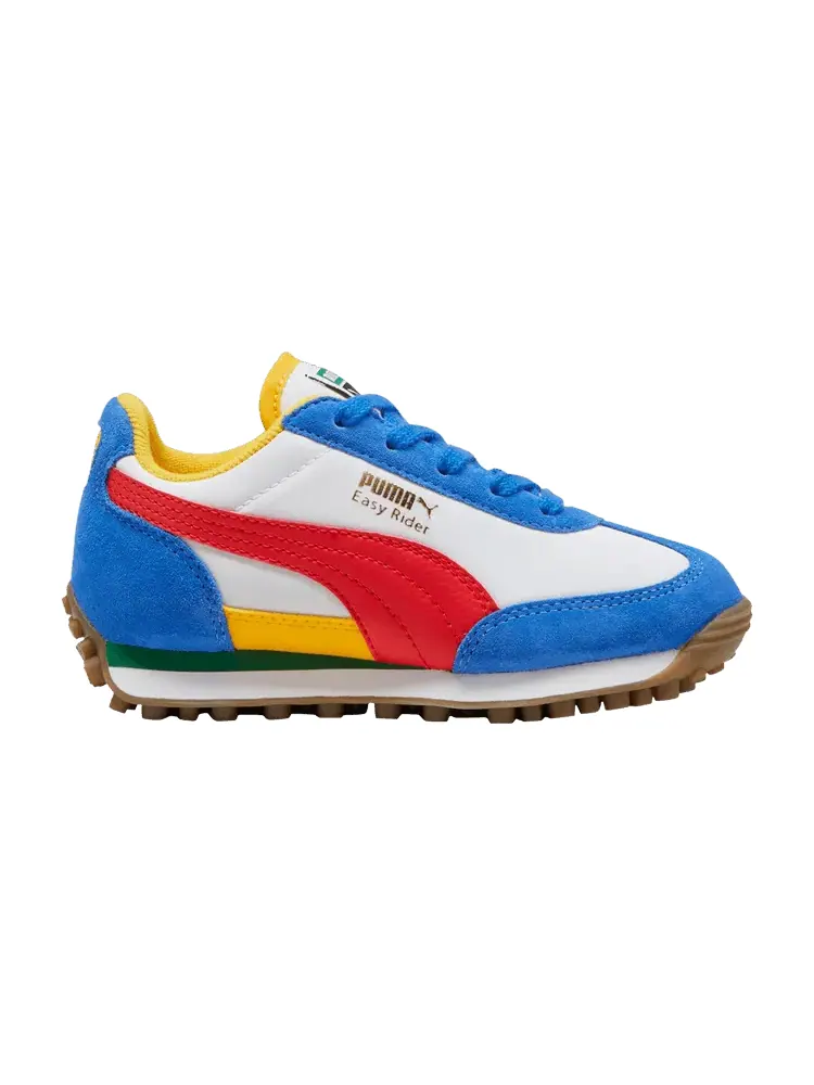Кроссовки Puma Easy Rider Little Kid 'White Blue Red' — изображение 1 из 1, белый/красный