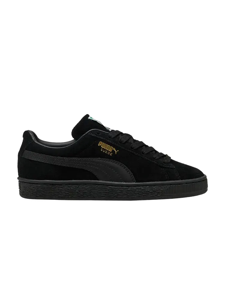 Кроссовки Suede Classic Big Kid 'Triple Black' — изображение 1 из 1, черный