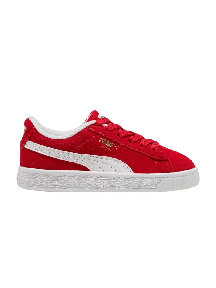 Кроссовки Puma Suede Classic Little Kid 'For All Time Red' — изображение 1 из 1, красный/белый