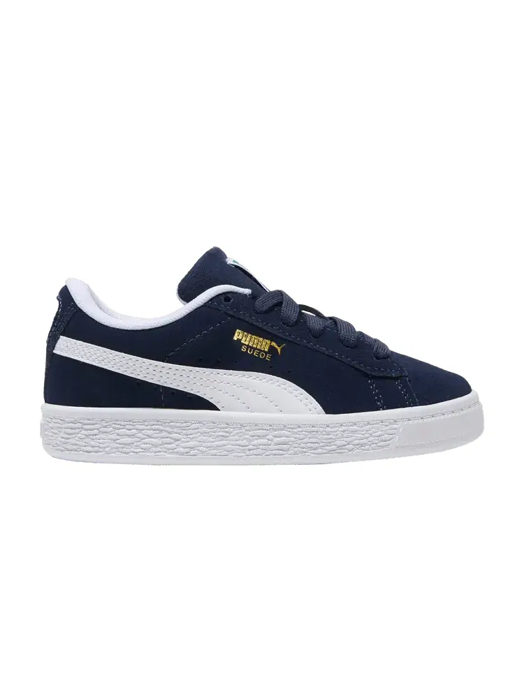 Кроссовки Puma Suede Classic Little Kid 'Navy' — изображение 1 из 1, темно-синий/белый