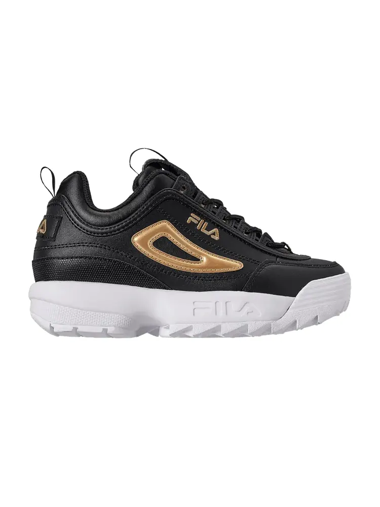 Кроссовки Fila Disruptor 2 Kids Metallic Flag - Black Metallic Gold
