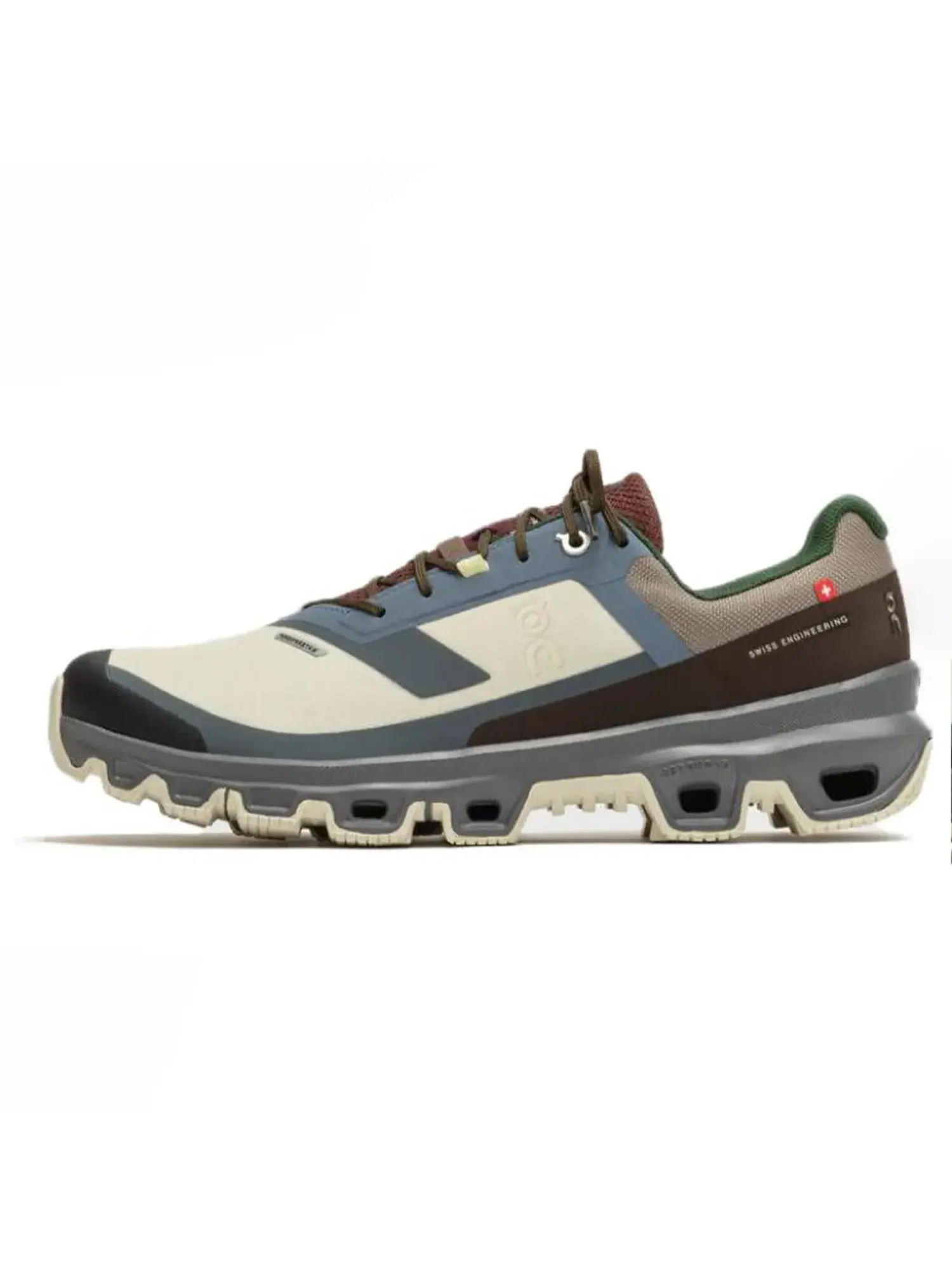 Кроссовки On Cloudventure Packer Shoes Waterproof 'Pearl St e' — изображение 1 из 7, зеленый синий коричневый