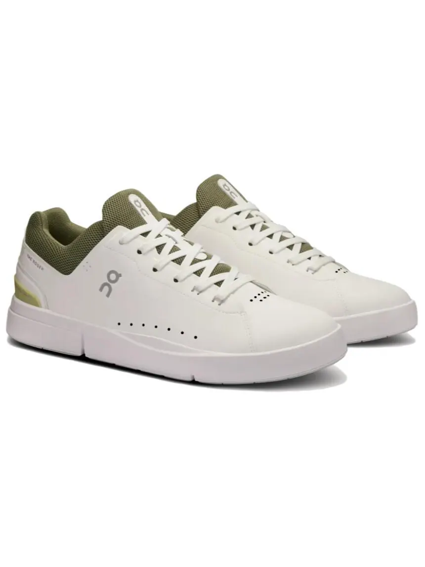 Кроссовки On The Roger Advantage 'White Olive' — изображение 3 из 7, белый зеленый
