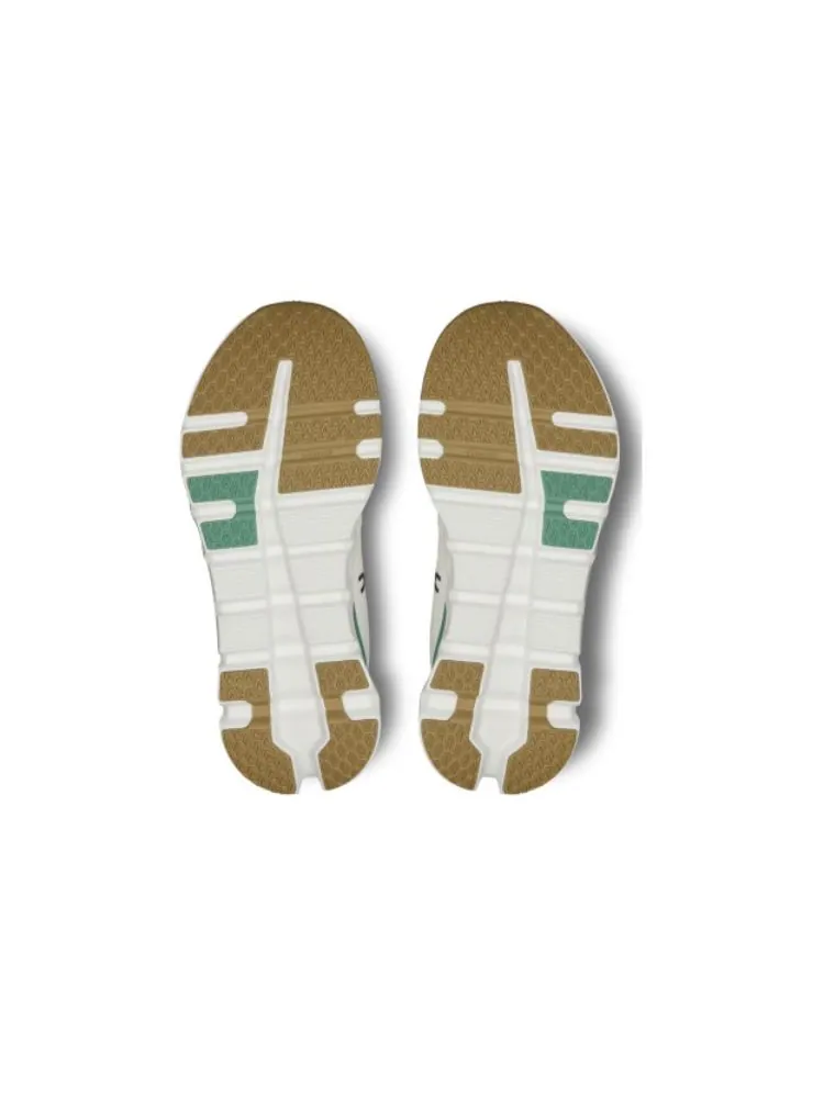 Кроссовки женские On Running Cloudrunner 2 Undyed Green — изображение 5 из 6, белый бежевый