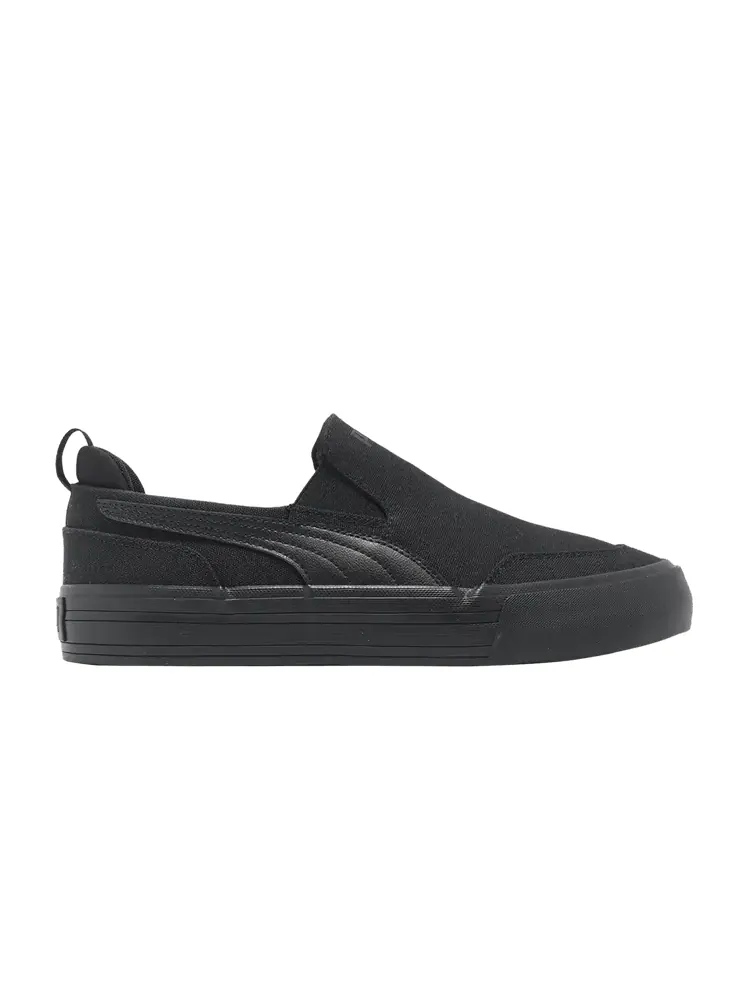 Кроссовки Puma Court Classic Vulc Slip On 'Triple Black' — изображение 1 из 1, черный/черный