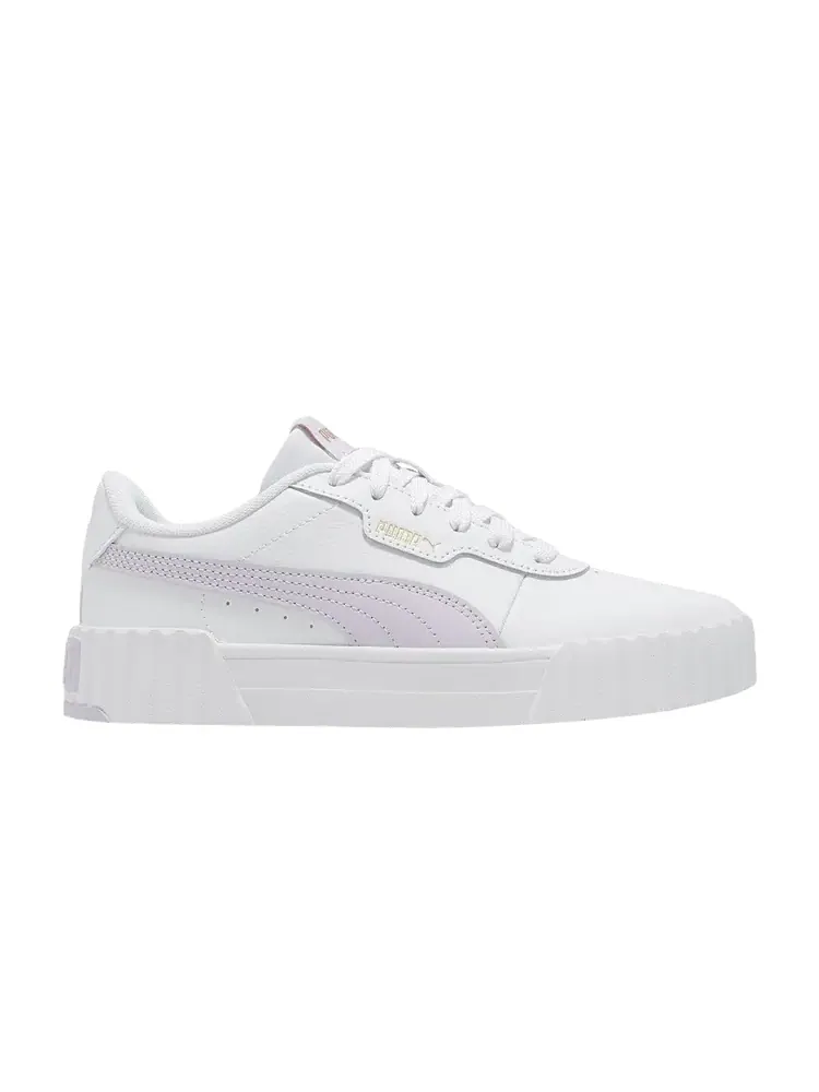 Кроссовки Puma Wmns Carina 3.0 'White Lilac Frost' — изображение 1 из 1, белый//золотистый