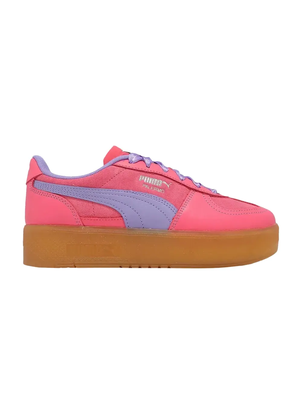 Кроссовки Puma Wmns Palermo Elevata CF — изображение 1 из 1, розовый/фиолетовый