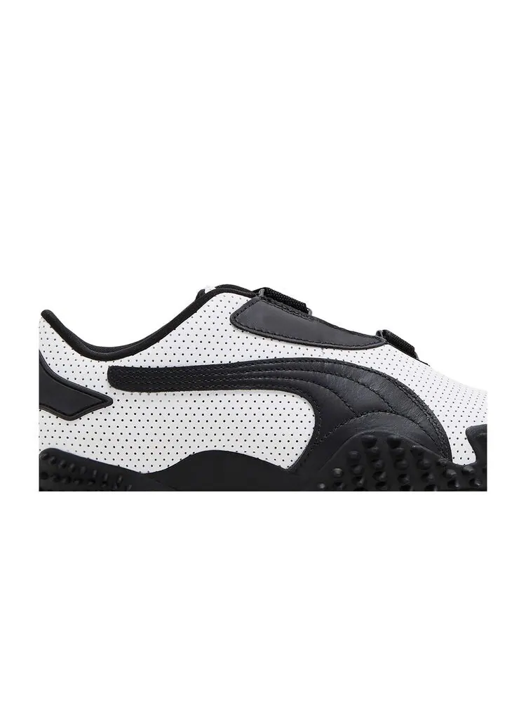 Кроссовки Puma Wmns Mostro Perf Perforated Leather Pack - White Black — изображение 2 из 6, белый черный
