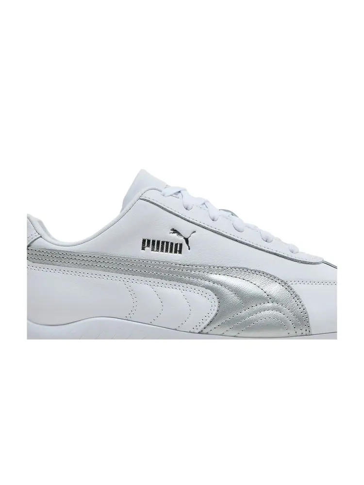 Кроссовки Speedcat Leather 'White Silver' — изображение 2 из 8, белый серебристый