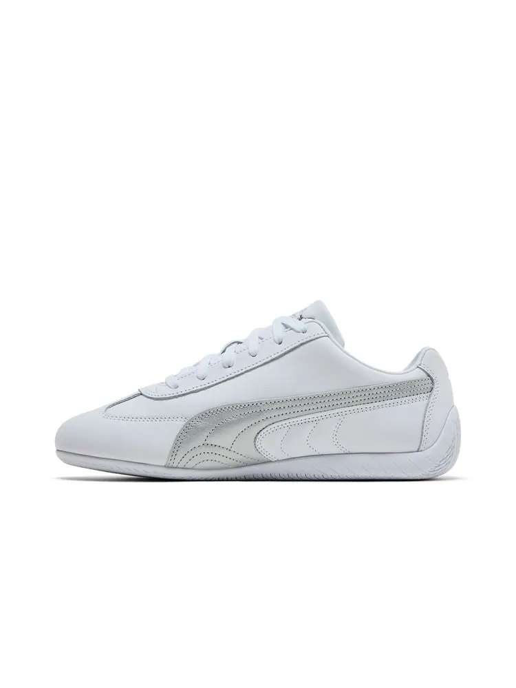 Кроссовки Speedcat Leather 'White Silver' — изображение 3 из 8, белый серебристый