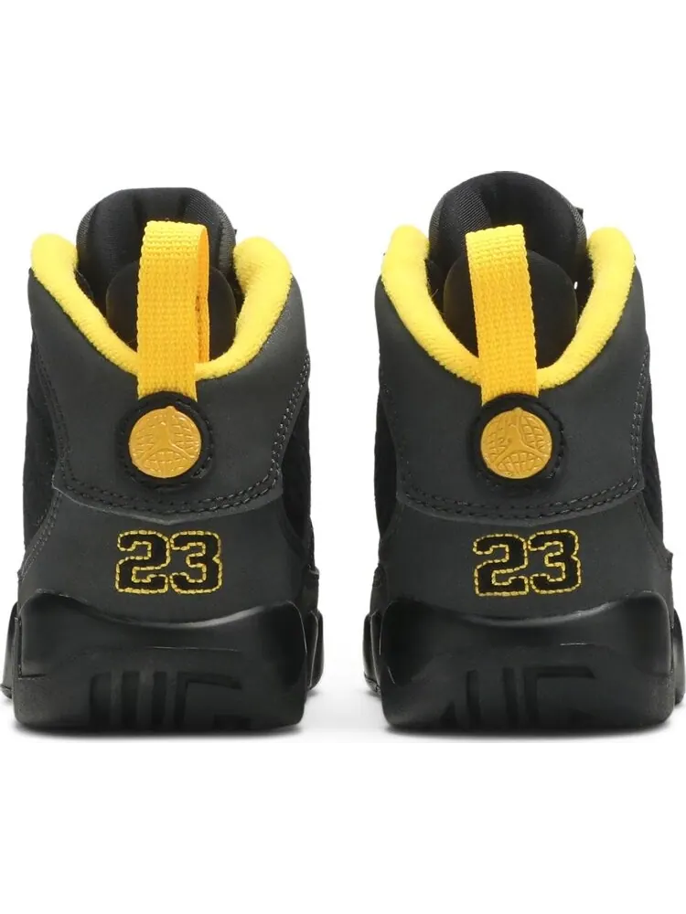 Кроссовки Air Jordan 9 Retro PS Dark Charcoal University Gold — изображение 6 из 8, серый