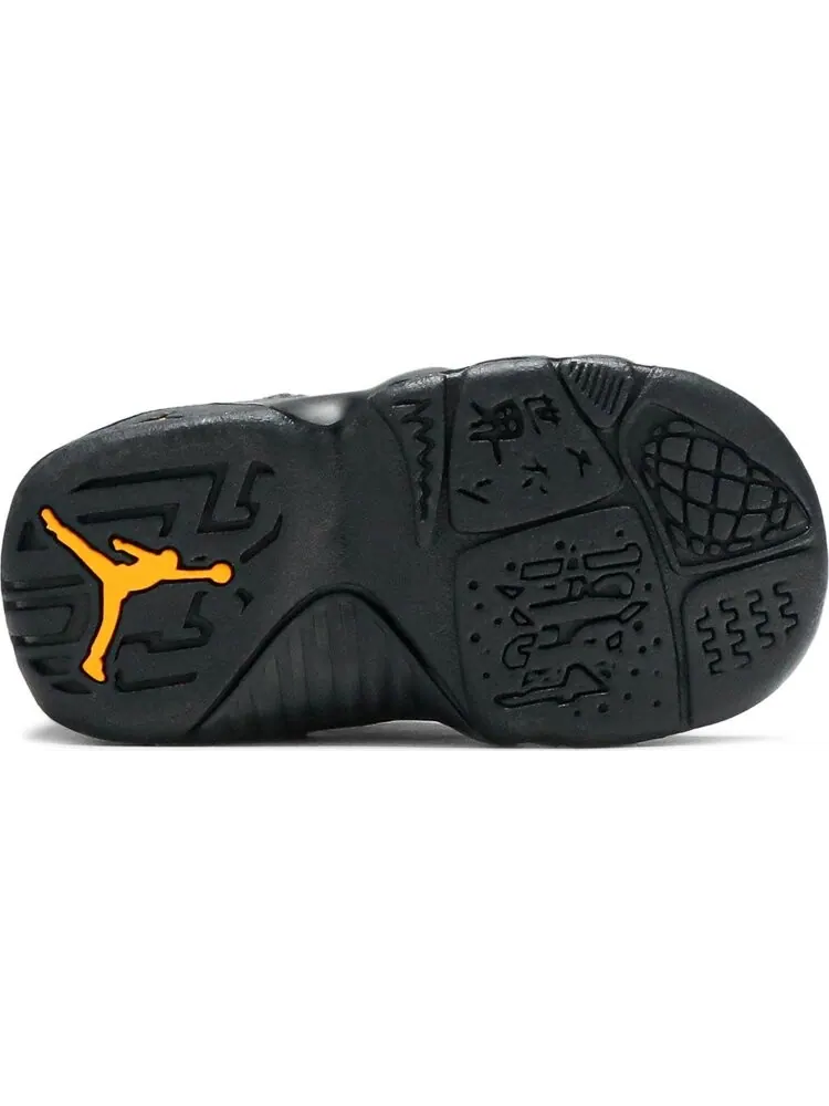 Кроссовки Air Jordan 9 Retro TD Dark Charcoal University Gold — изображение 4 из 8, серый