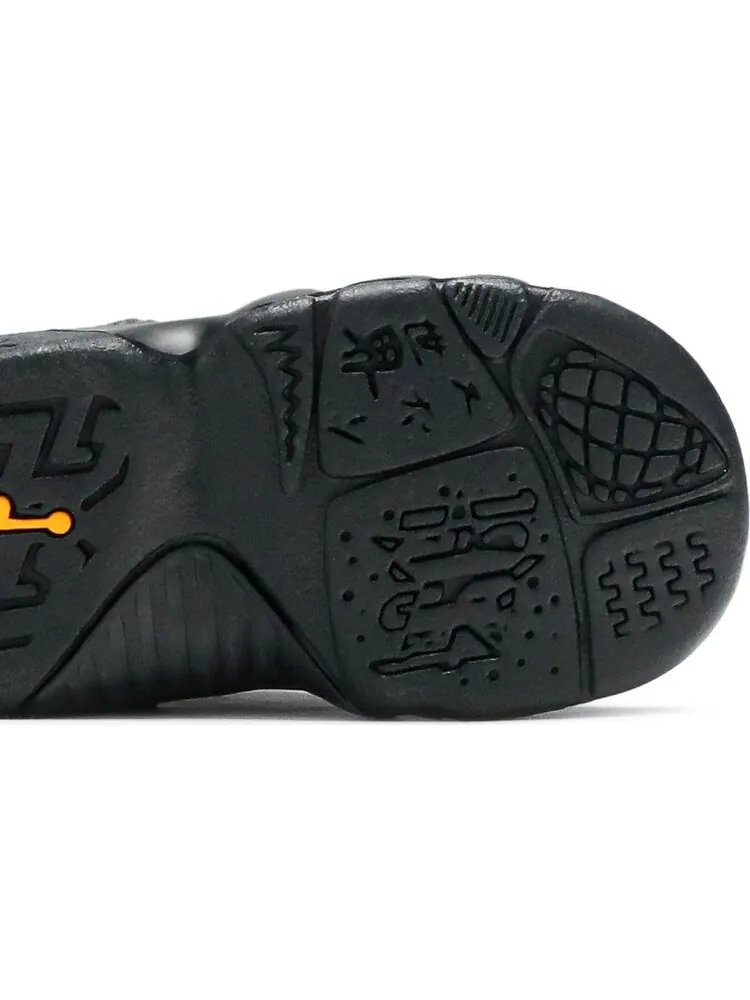 Кроссовки Air Jordan 9 Retro TD Dark Charcoal University Gold — изображение 5 из 8, серый