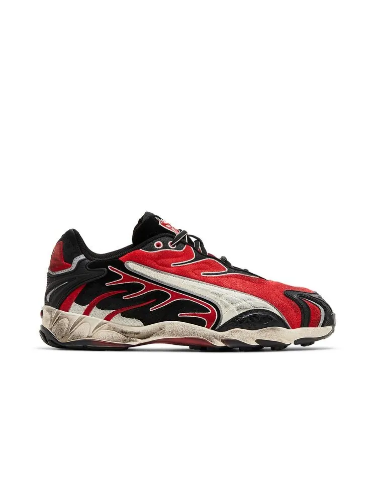 Кроссовки Puma A$AP Rocky x Inhale Distressed Pack - Black Pop Red — изображение 1 из 6, черный красный