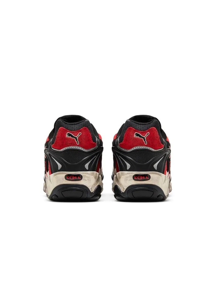 Кроссовки Puma A$AP Rocky x Inhale Distressed Pack - Black Pop Red — изображение 6 из 6, черный красный
